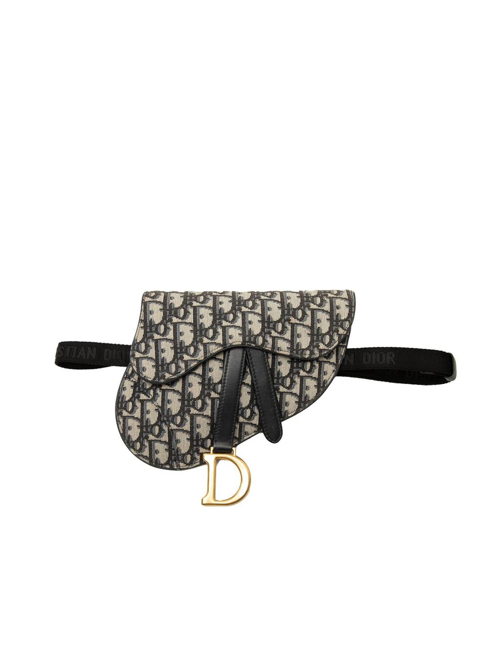 Dior Mini Oblique Canvas Saddle Belt #349082D10B